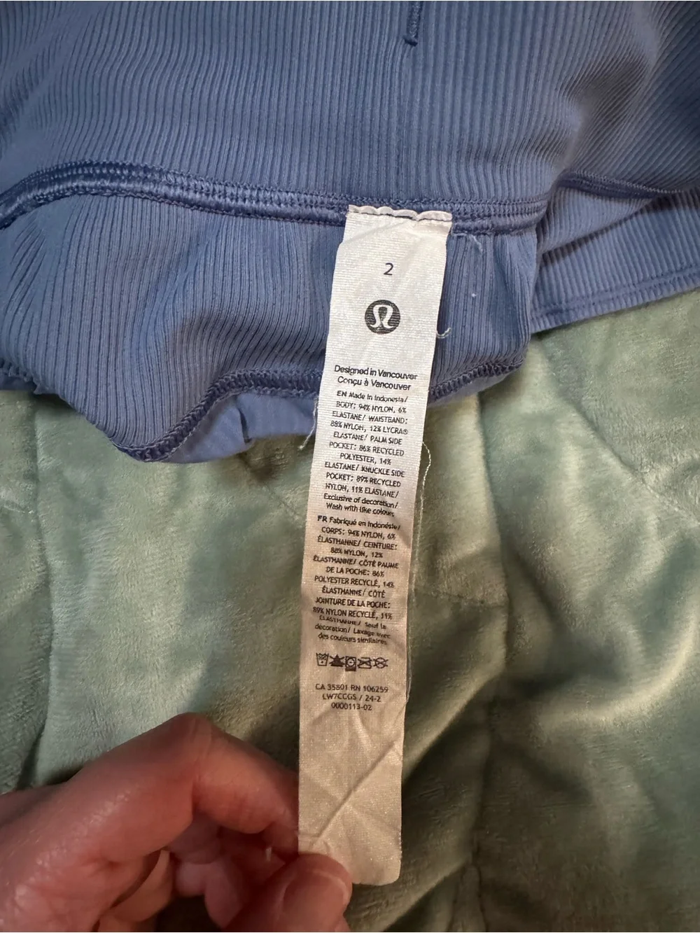 lululemon athletica very gently